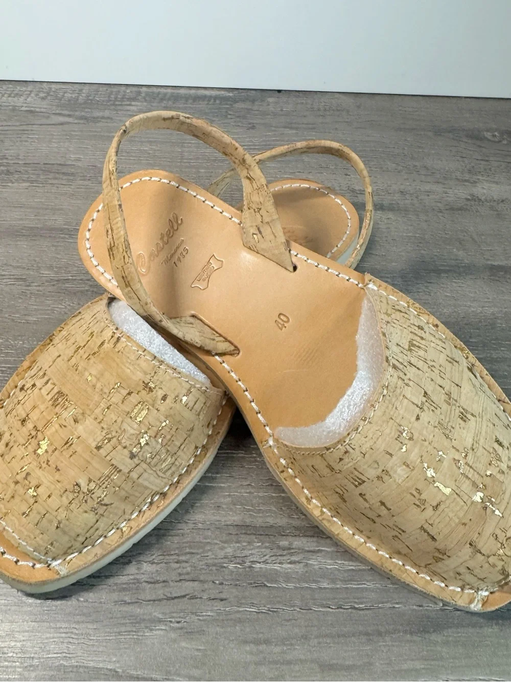 Castell Ciutadella Menorquinas Cork Sandals size 10/40 IMMACULATE $110